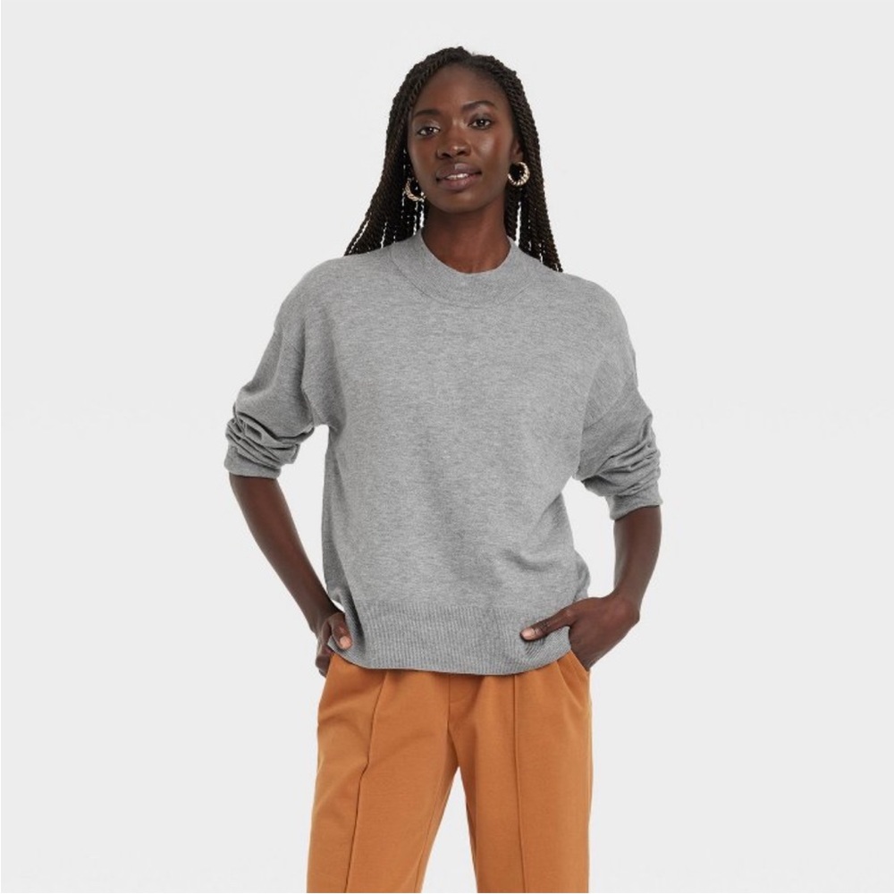 NWT Women’s Fine Gauge Crewneck Sweater - A New Day